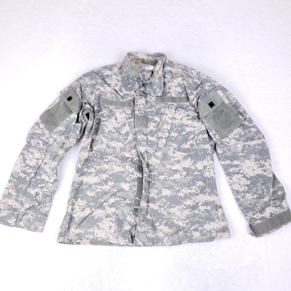 U.S. Army Combat Uniform ACU Jacket Medium‎ Regular Digital Camo Tactical Coat